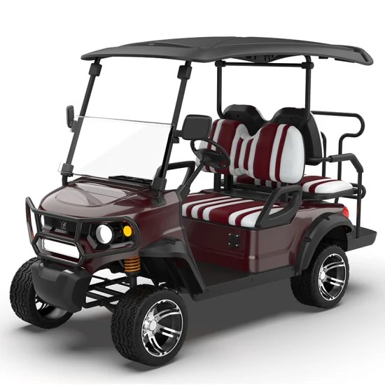 Chariot de golf électrique avec chariots de luxe à benne basculante
